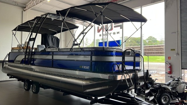 Pontoon F-boat Fluvimar 9500 + Motor de popa 250hp Mercury (Catamarã) - Foto 5