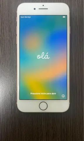Iphone 8, 64 Gb, Branco/Dourado, Super Conservado, Sem Nenhuma Avaria