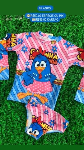 Biquíni infantil proteção solar  - Foto 2