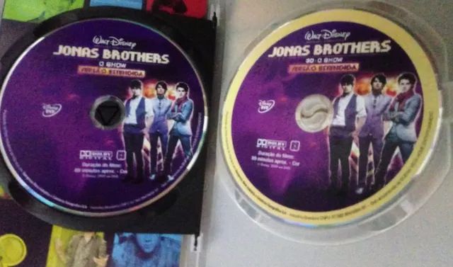 Jonas Brothers - 3 D + Show Versão Estendida ( 02 Discos DVD's ) - Foto 3