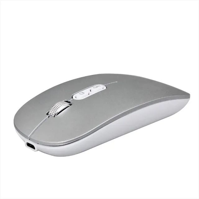 Mouse Sem fio Wireless Ultrafino Recarregável 1600Dpi - Foto 2
