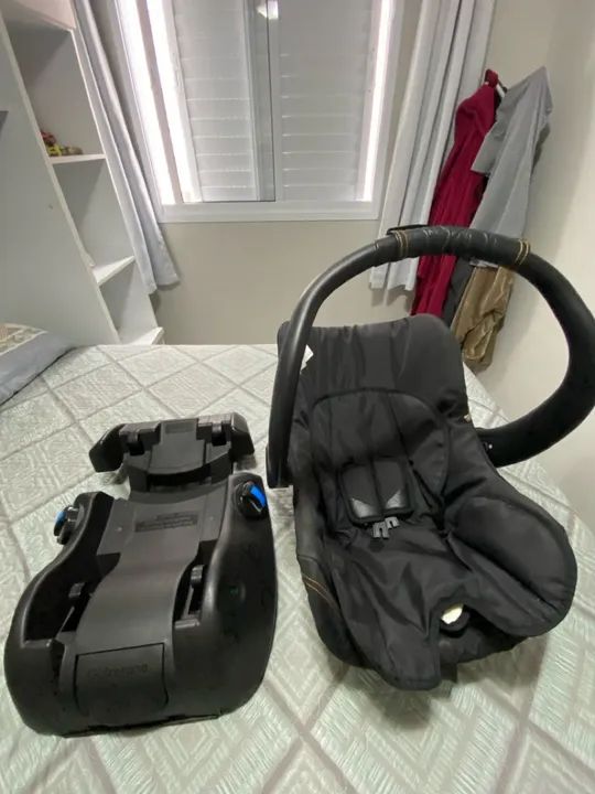 Bebê conforto Galzerano Cocoon black + Base - Foto 4