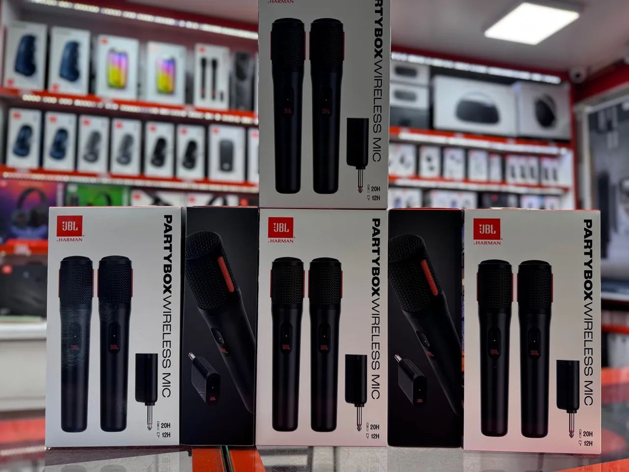 MICROFONE JBL SEM FIO DUPLO WIRELESS MICROFONE ORIGINAL NACIONAL COM BATERIA  - Foto 3