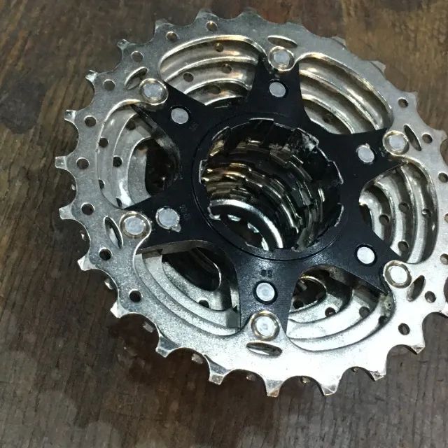 128 - Cassete 11v k7 Shimano Original 105 seminovo Speed Triathlon - Foto 5