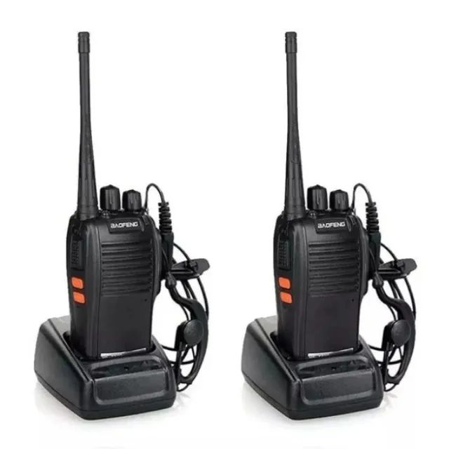 Kit 2 Rádio De Comunicador Baofeng 777S 5km Walk Talk 16 Canais Bf 777s