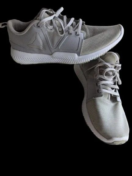 Tênis Reebok Cinza prata branco exclusivo tamanho 42.5 BR 42/43 10.5 US 28.5cm - Foto 3