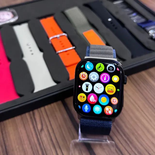Relógio Smartwatch W52 PRO MAX com 7 Pulseiras - Foto 2