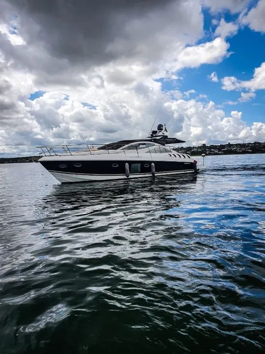 Phantom 500 HT 2007 com 2.188hrs motores diesel yanmar, gerador onan 11kvs, 25 + 1 passage - Foto 11