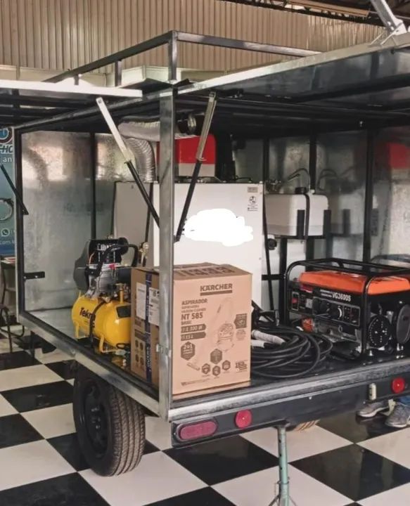 Carretinha Lava Rapido Delivery Oportunidade de Negocio