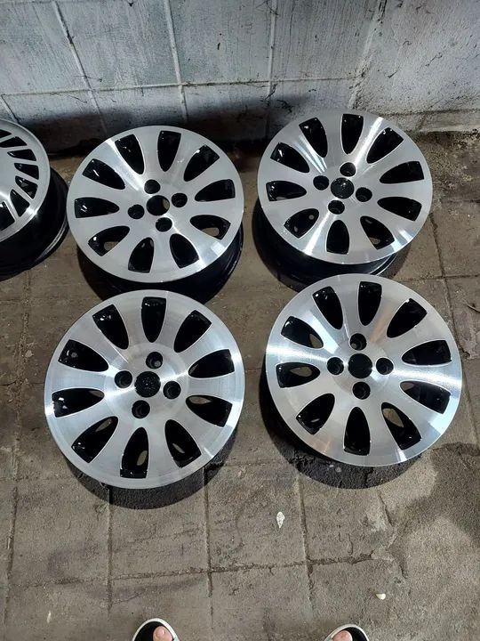 Rodas aro 15 revitalizadas em 10 xsem juros furacão 4x108
