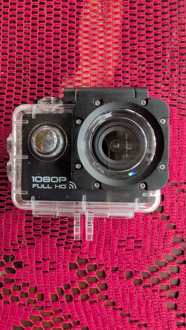 Mini Câmera Nova Tipo Go Pro + Acessórios 