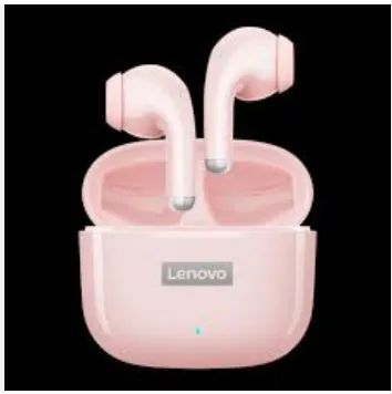 Fone Lenovo Lp40 pro original bluetooth 5.1 rosa