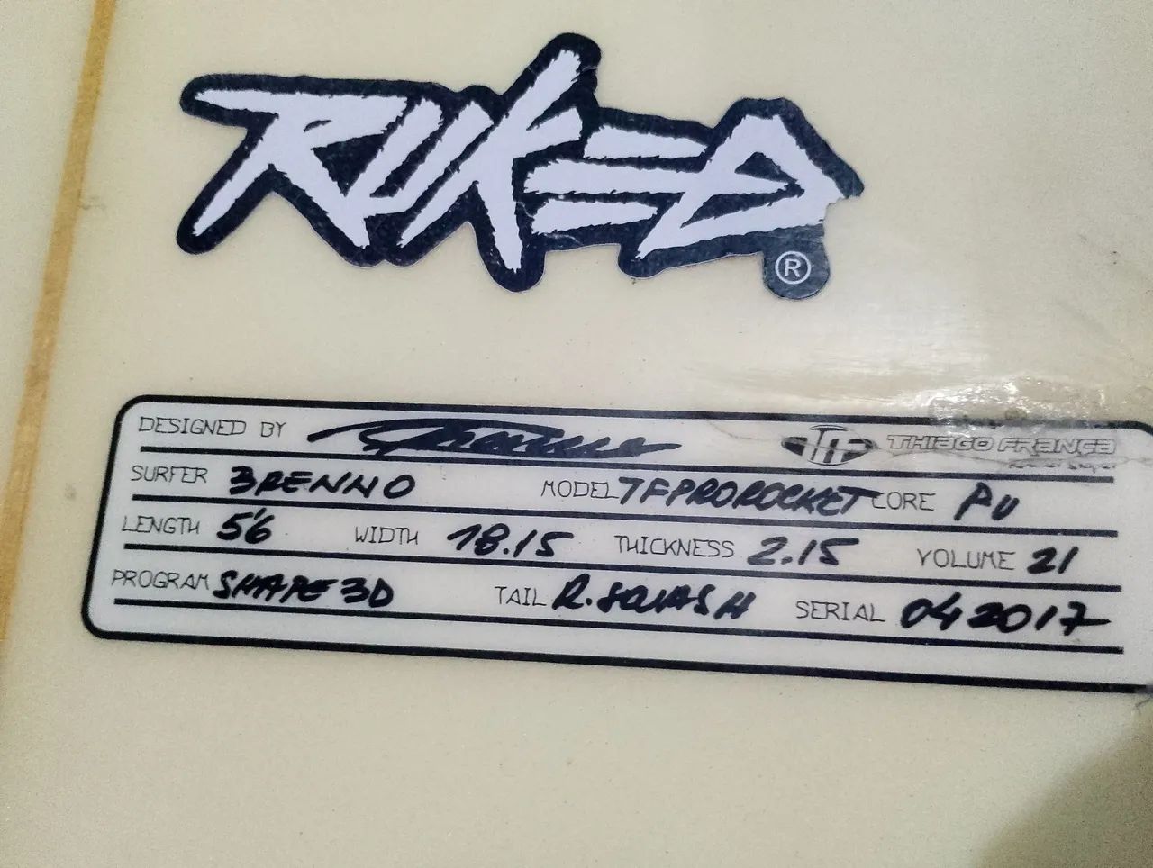 PRANCHA SURF 5'6 x 18.15 x 21L USADA - Foto 2