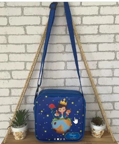 Bolsinha transversal personalizada lembrancinha - Foto 3