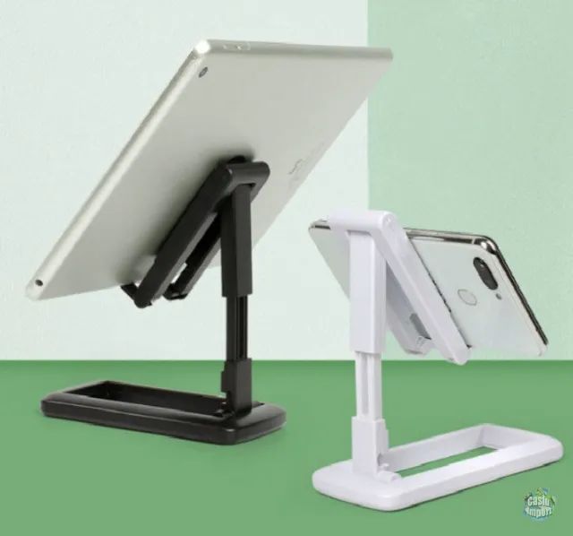 Suporte celular e tablet ajustável dobrável - Foto 3