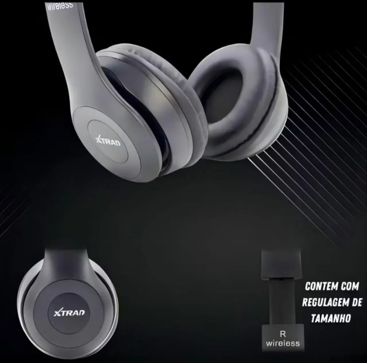 Fone de Ouvido Bluetooth Xtrad - Sem Fio - Novo