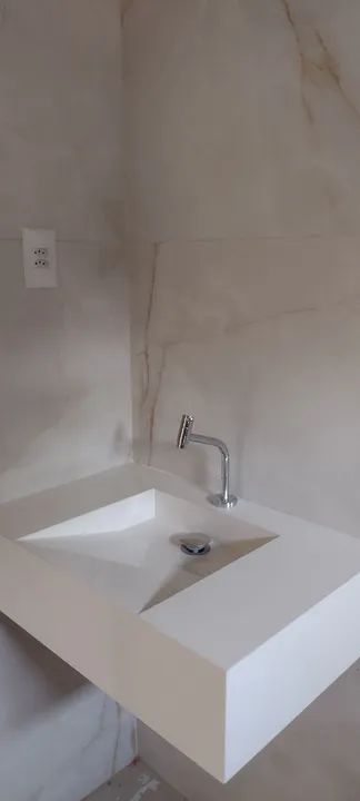 Pia de porcelanato para banheiro  - Foto 4