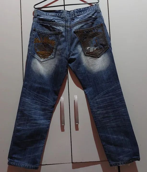 40cm.larg/97cm.alt Jeans Masculina semi nova ORIGINAL. - Foto 2