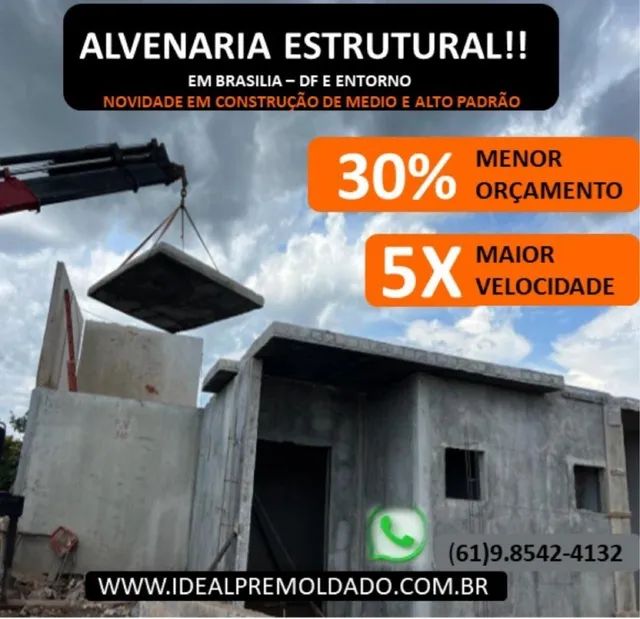 Muros e casas pré-moldadas  - Foto 4