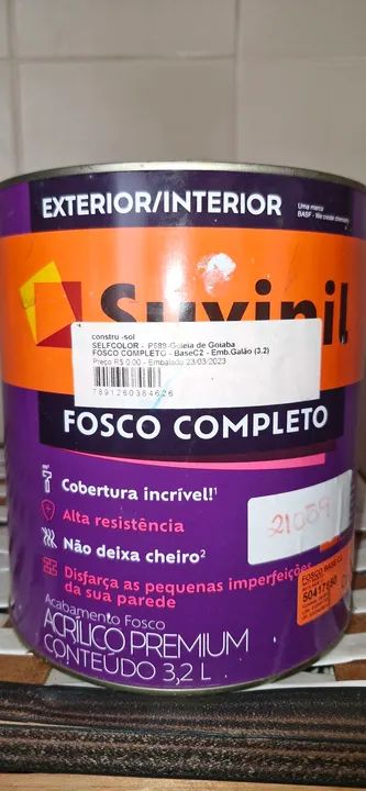 TINTA SUVINIL 3,6 GELEIA DE GOIABA