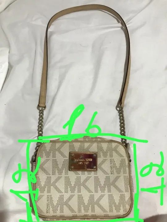 Para-Despega-Barbada-Bolsa Michael Kors Original- Tamanho-16 De Largura- por por 12 - Foto 4
