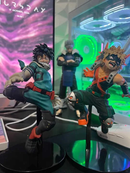 Figures Izuku Midoriya e Katsuki Bakugou (My Hero Academia) - Banpresto