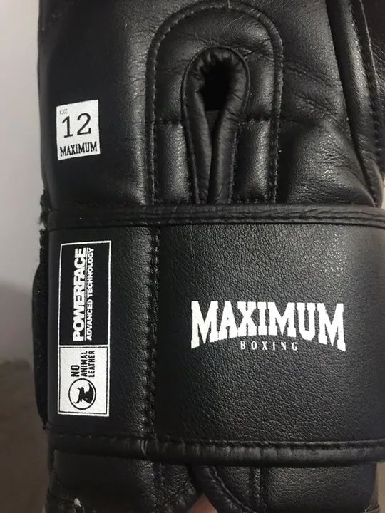 Luva e caneleira Maximum semi-novo - Foto 3