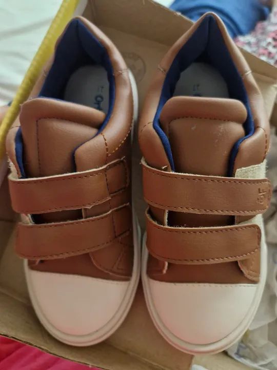 Sapato Ortofino 27 caramelo - Foto 2