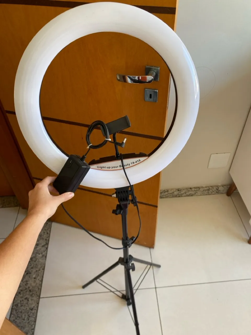 Ring Light Profissional 18 Polegadas com Tripé