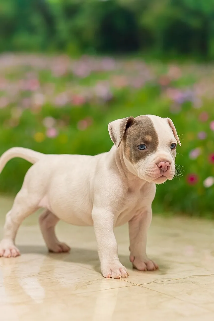 Filhote American Bully pocket - Olhos Azuis