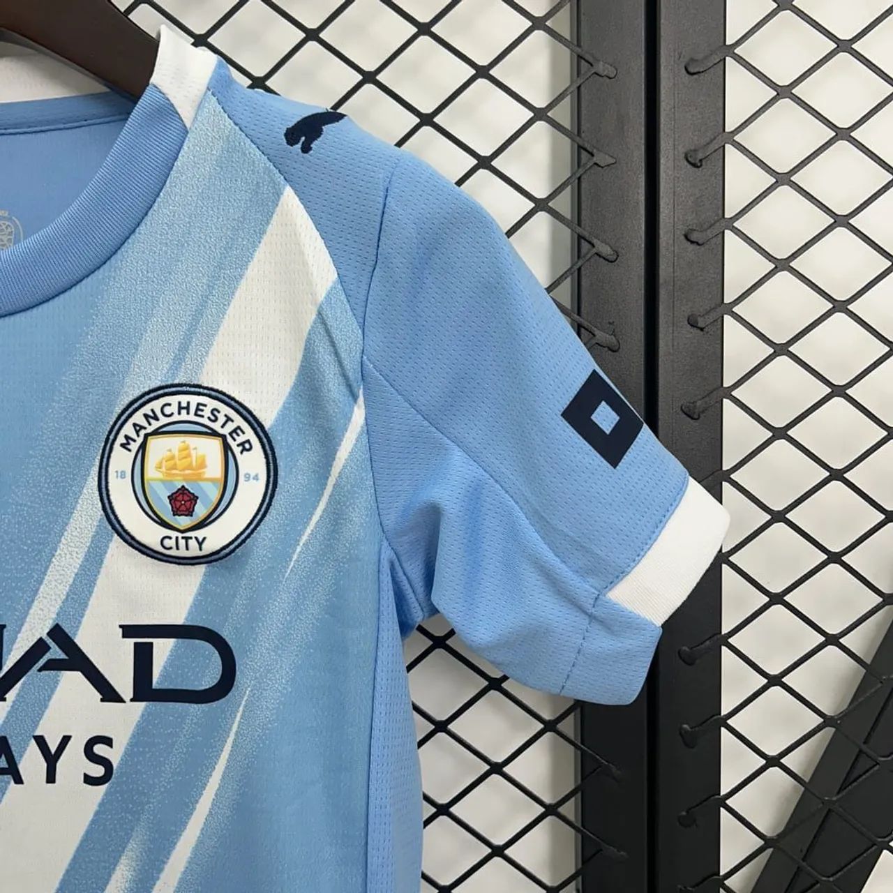 Conjunto Kit Manchester City I Infantil/juvenil 25/26 2 a 13 Anos  - Foto 2
