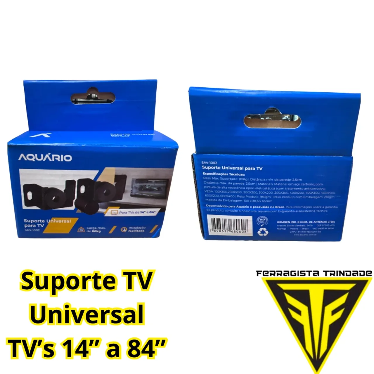 Suporte Universal para TV de 14" a 84" - Aquário SAV-1002