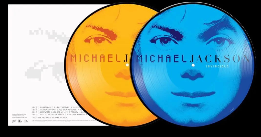 Michael Jackson / Invincible LP USオリジナル LP EXCLUSIVO E LIMITADO! MICHAEL JACKSON INVINCIBLE DUPLO, 4