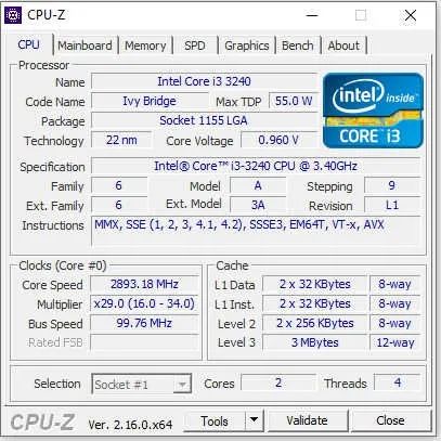 Processador Intel Core I3 3240 3th geração lga 1155 - Foto 3