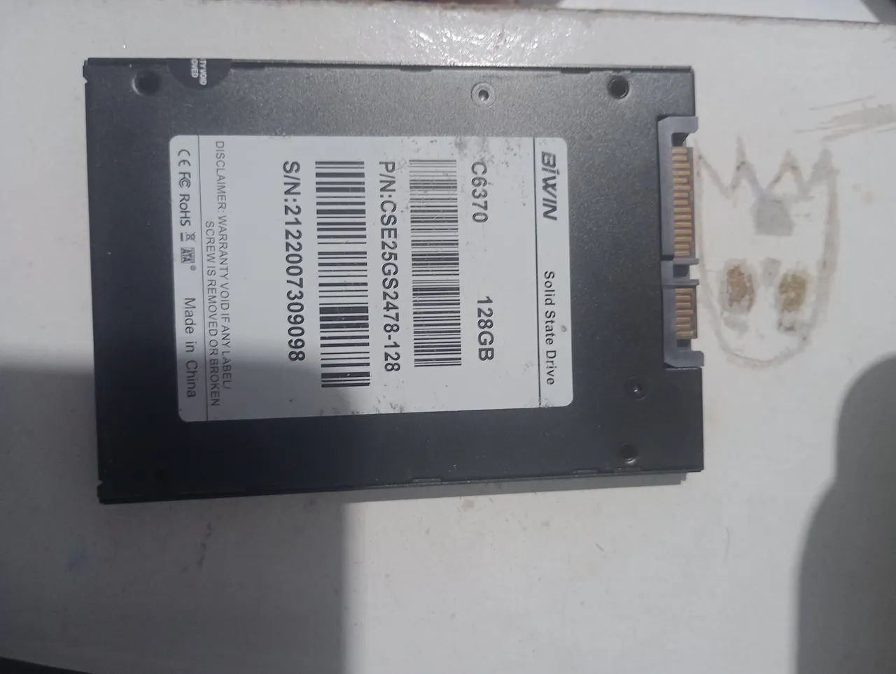 SSD 128 gigas64842093379459120