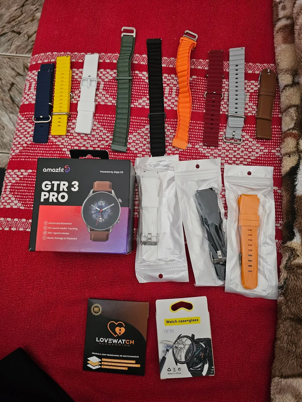 Amazfit GTR 3 Pro + Pulseiras e acessórios