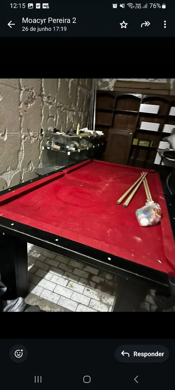 VENDA MESA DE SINUCA GRANDE. R$:1300