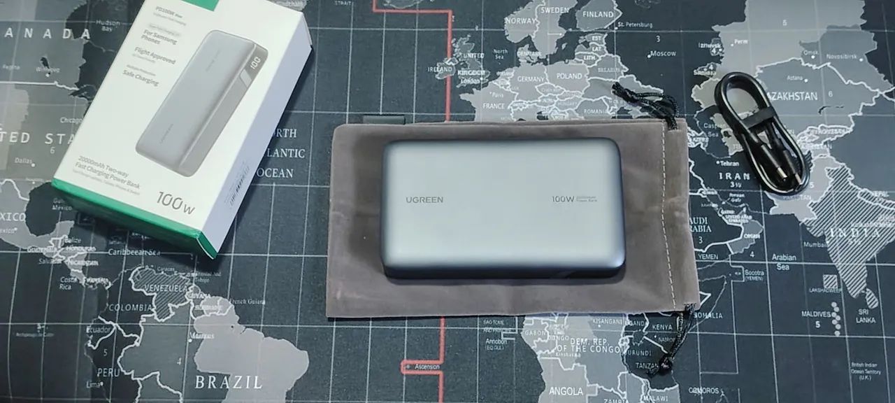 Power Bank UGREEN 20000mAh 100W - Carregamento Rápido - Foto 2