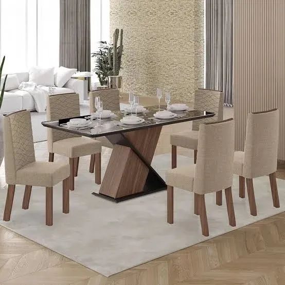 Mesa de Jantar Moderna com Design Exclusivo - Foto 2