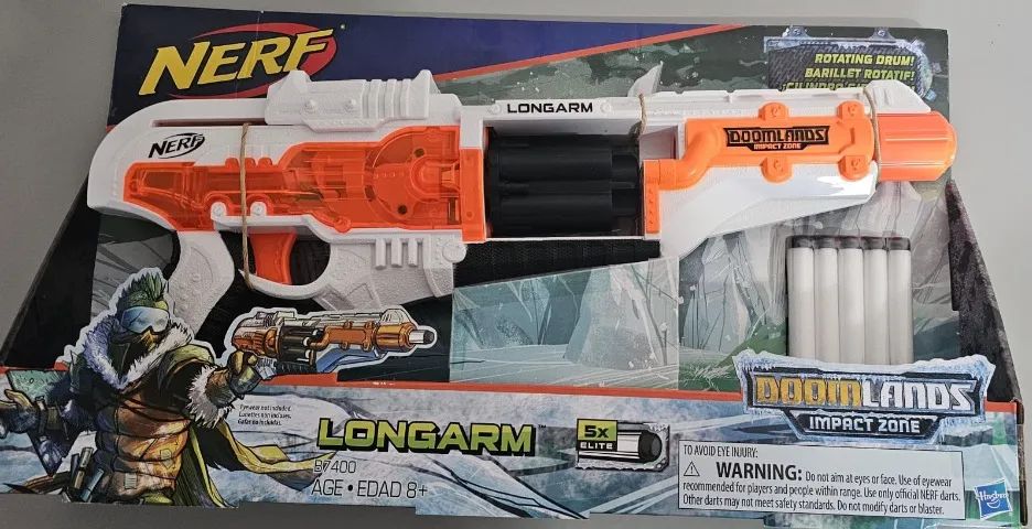 Nerf Lança Dardos Longarm - Foto 5