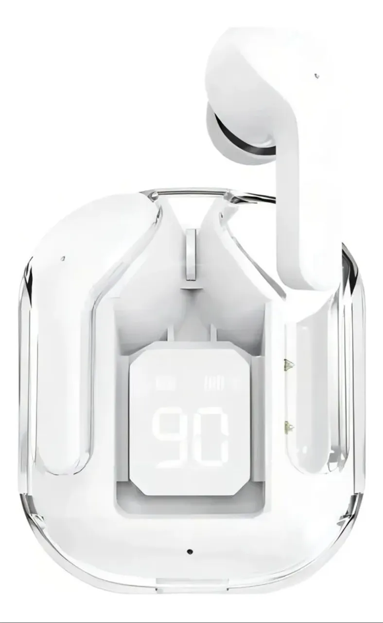 Fone De Ouvido In-ear Sem Fio Bluetooth<br>Kz- 90 Touch Cor Branco
