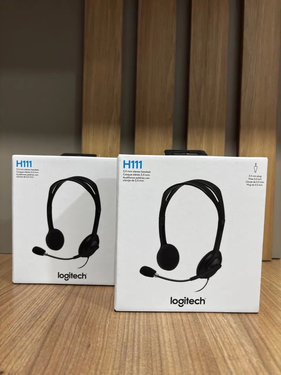 Headset Logitech H111 - Novo