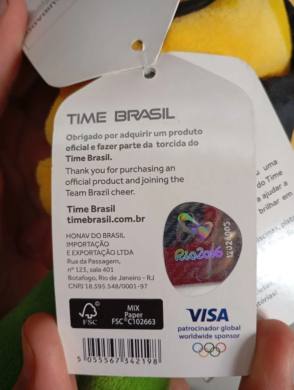 Pelúcia Ginga Time Brasil - Foto 4