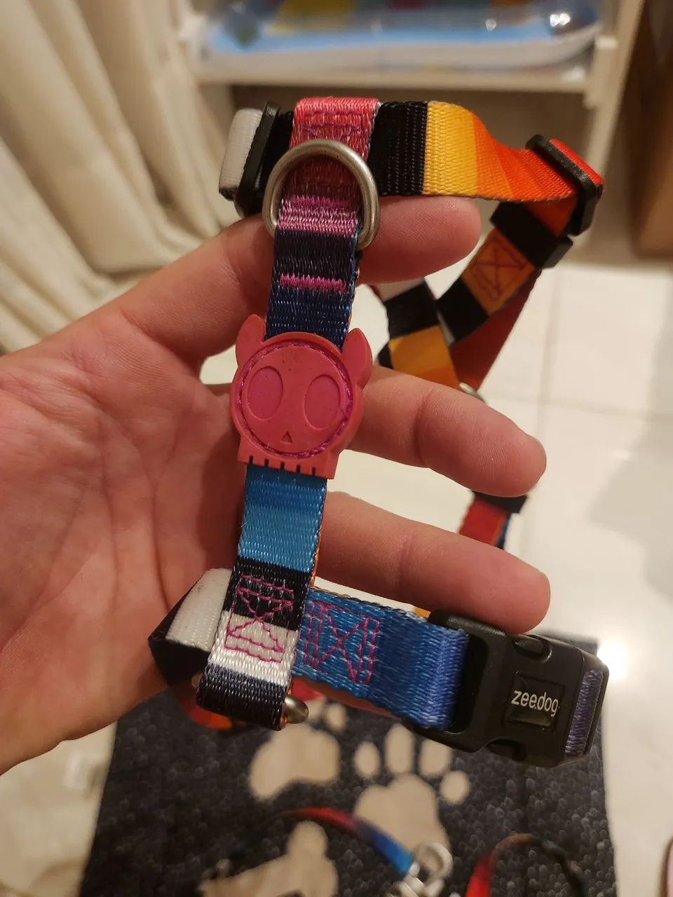 Kit para Cães - Cama, Coleira e porta coisa chaveiro (leia a legenda)  - Foto 4