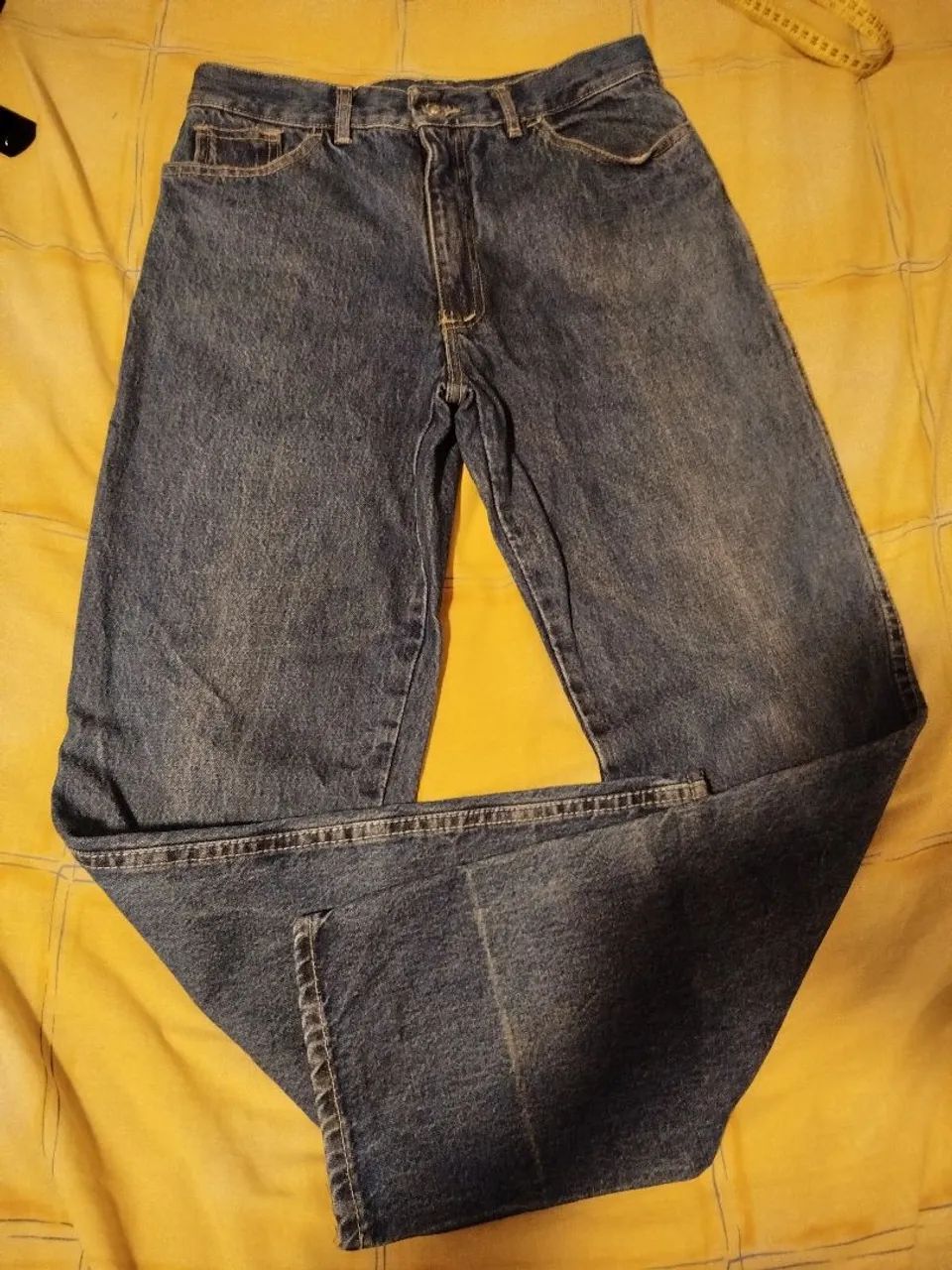 Calça jeans reta