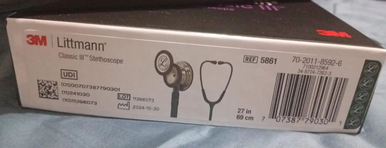 Estetoscópio Littmann Classic III da 3M novo - Foto 3