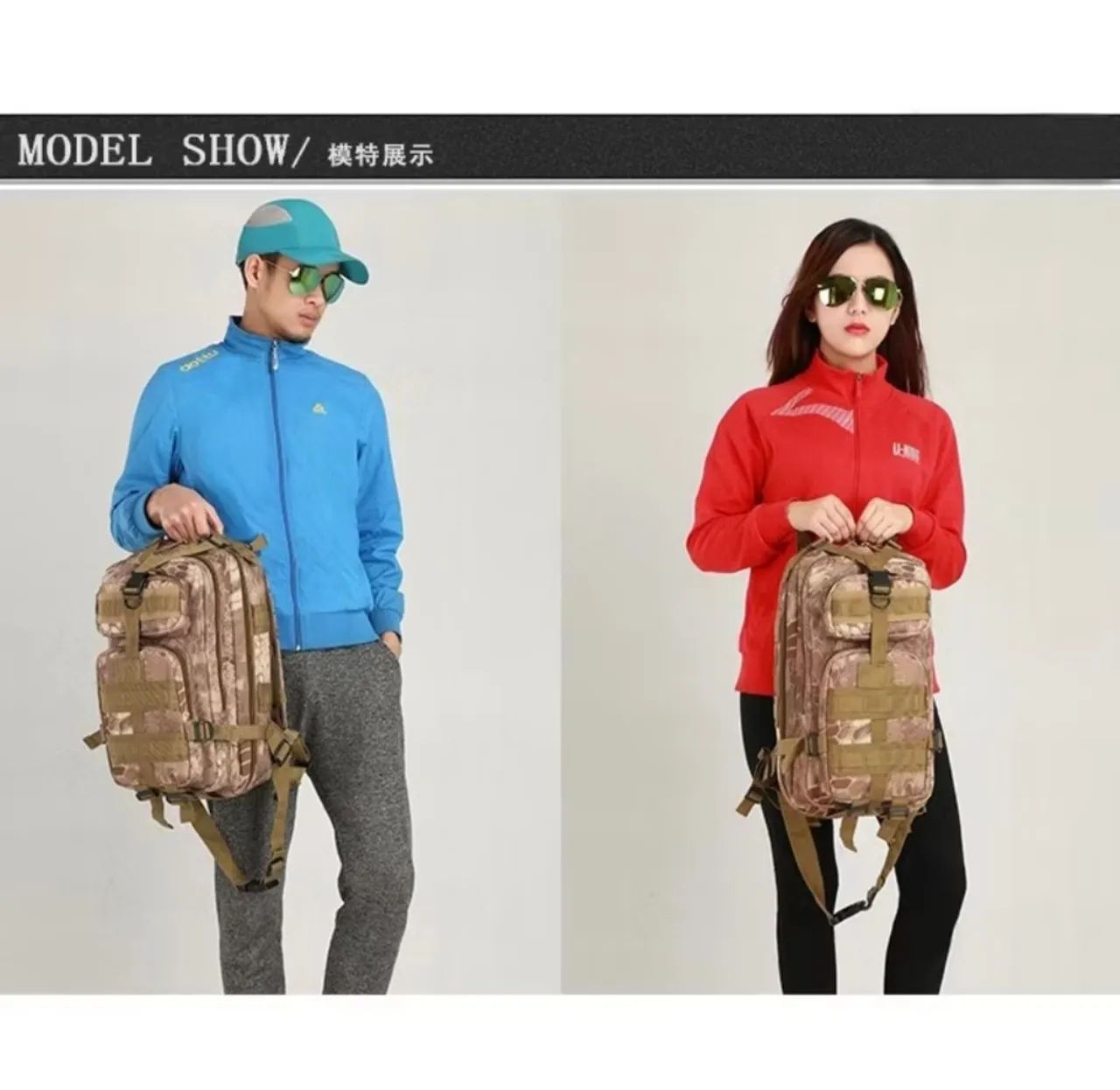 Mochila Tática Multiuso ideal para Camping, Trilhas 30 litros pequena - Foto 5