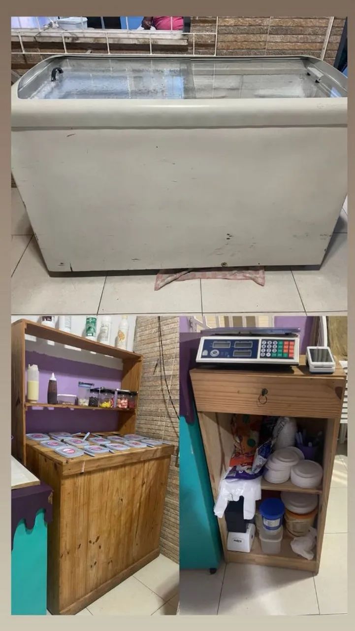 Kit completo de material de açaí 