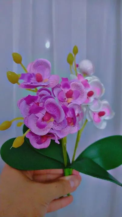 Orquídeas artificial mini 15 reais a unidade 