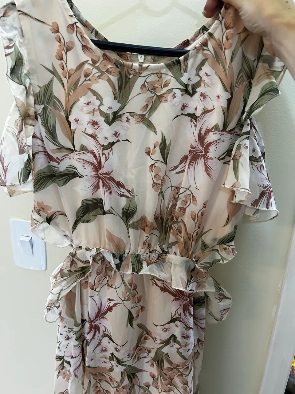 Vestido longo estampado - desapego - Foto 2